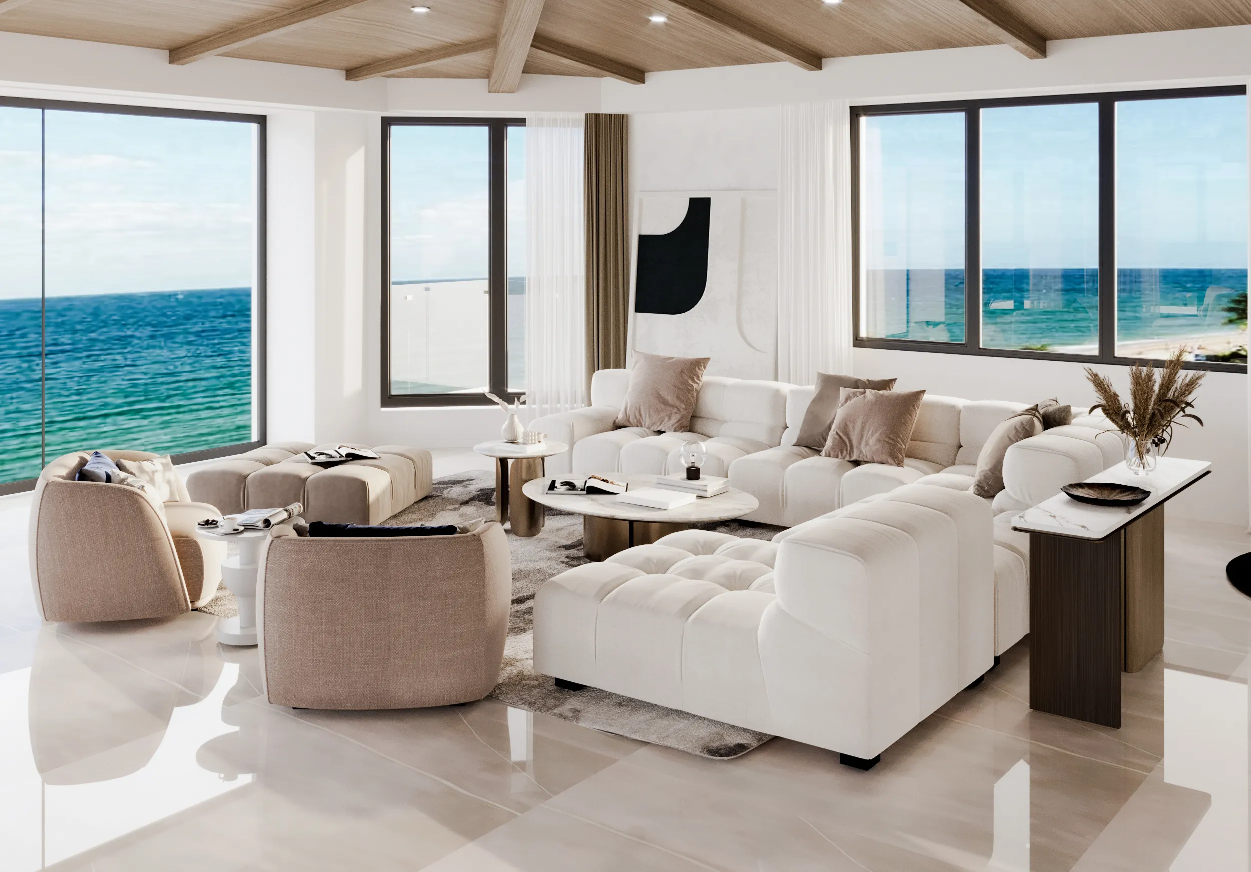 A Penthouse by the Ocean